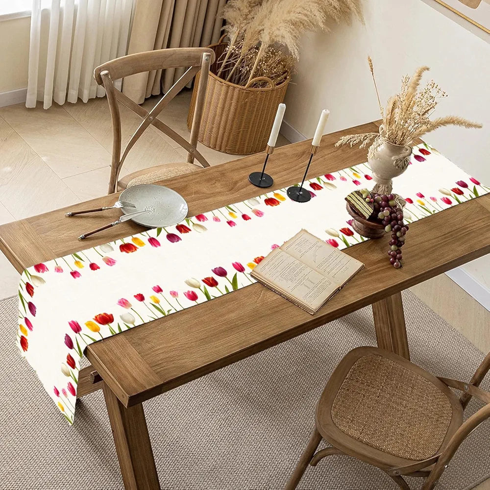 Ishro Home Premium Table Runner – Soft European-Standard Fabric, Elegant Soft Feel, Machine Washable, Timeless Design |
